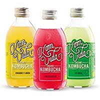 Los mejores  - Té kombucha. Komvida. Kit sabores originales. 6 botellas de kombucha. 1 litro. Envío en frío.